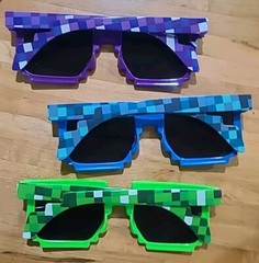 Lot Of 3 Minecraft Unisex Adults Sunglasses With UV400 New