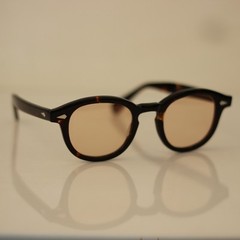 Vintage Johnny Depp sunglasses mens tortoise acetate glasses amber lens UV400