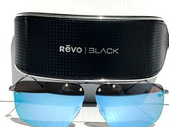 Revo AIR 1 Shiny Chrome POLARIZED PHOTOCHROMIC Blue Water Sunglass 1190 03 BLP