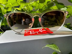 Ray-Ban Erika RB4171 6514/13 Transparent Brown Gradient Sunglasses 54mm UV400 3N