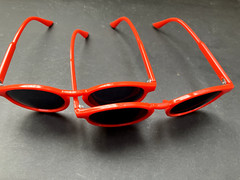 COCA COLA BRANDED RED PLASTIC SUNGLASSES TWO PAIR NEW