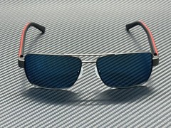 FERRARI FZ5005 115 55 Mate Gunmetal Mirror Blue Men’s 59 mm Sunglasses