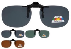 Polarized Round TAC Clip-On Sunscreen (PZ-FP-02) *NEW* *FREE Shipping*