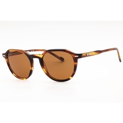 Zeiss Men’s Sunglasses Striped Brown Acetate Panthos Full Rim Frame ZS24543S 237
