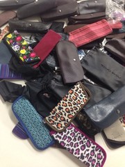 Wholesale Lot- 50 Eyeglass / Sunglass Cases NEW Assorted Styles