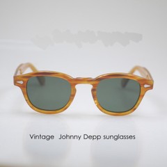 Johnny Depp green sunglasses blonde glasses G15 polarized sunglasses UV400 SMALL