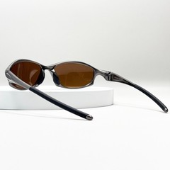Oakley Hatchet X-Metal Sunglasses Gunmetal Frame Brown Lens Vintage Rare