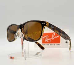 RAY-BAN NEW WAYFARER RB2132 SUNGLASSES BROWN B-15 LENS HAVANA FRAME 55MM MEN