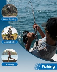 Sports Polarized Sunglasses Men Fishing Sunglasses See Fish in Water Wrap-aro…