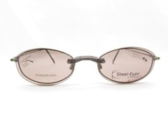 STEEL-EYEZ BY CHARMANT CLIP-ON BRONZE SPORTS WRAP SUNGLASSES 47-20-140 117620