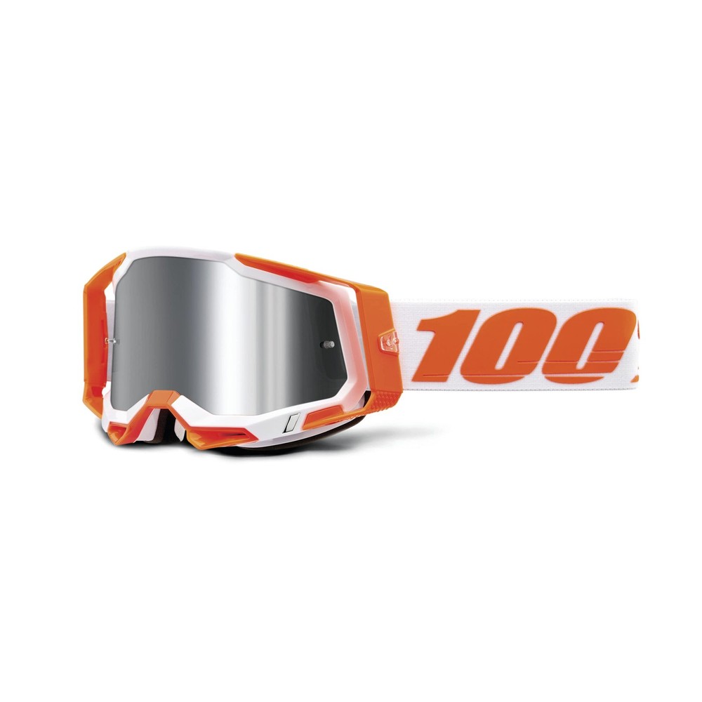 100% Racecraft 2 Mountain Bike & Motocross Goggles MX and MTB Racing Protect…