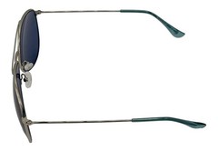 Timberland Sunglass Mens S Nickletin Metal Aviator Solid Blue Lens TB7181 10V