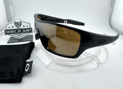 OAKLEY TURBINE ROTOR BLACK W/ TUNGSTEN IRIDIUM POLARIZED SUNGLASSES OO9307-06
