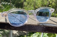 Men’s Blue Polarized Sunglasses Johnny Depp Blue Sunglasses New Crystal Glasses
