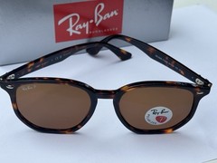 NEW Ray-Ban RB4306 710/83 Polished Light Havana/ Polarized Brown Sunglasses 54mm