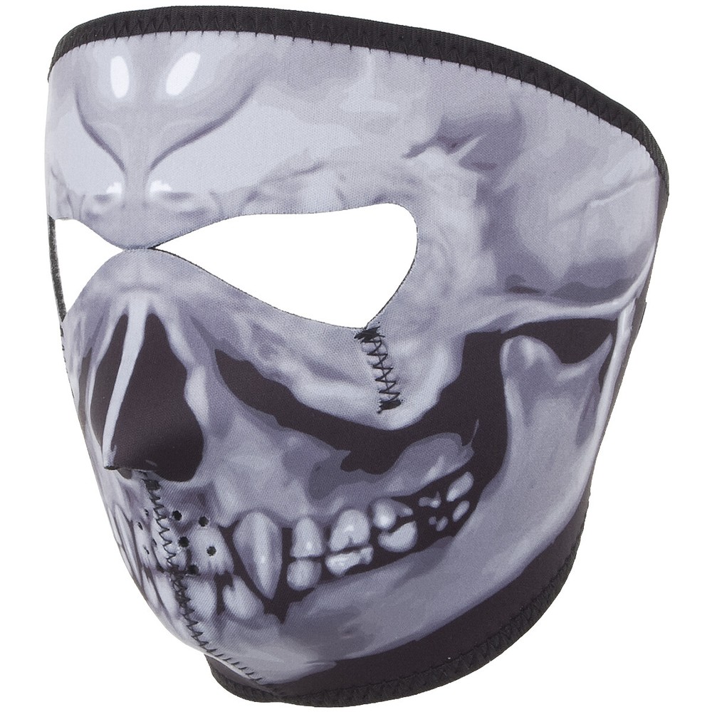 Viper Full Face Mask Skull Mens Combat Paintball Protective Covering Grey