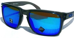 NEW Oakley HOLBROOK XL Grey Smoke POLARIZED PRIZM SAPPHIRE Blue Sunglass 9417-09