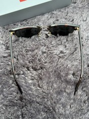 New Ray-Ban Clubmaster RB3016 Tortoise /G-15 Green Large 55mm Sunglasses