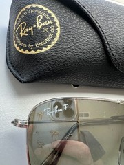 Ray-Ban Chromance Aviator Polarized Sunglasses with Bow Detail