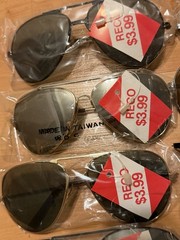Vintage Lot Of 12 Aviator Sunglasses 80s 90s NOS Unused Made in Taiwan ROC Lot