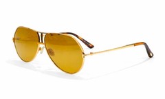Tom Ford Rickie Sunglasses TF1281 Gold/Yellow 63-10-135mm With Case New