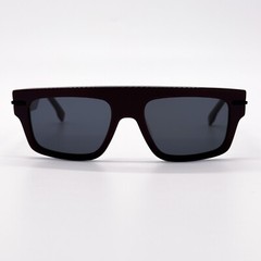 NEW FENDI FE40091U 69A BORDEAUX GREY SQUARE MEN SUNGLASSES FENDI