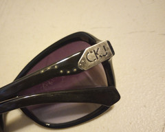 Calvin Klein Jeans CKJ708S 001 Sunglasses 58mm 16 135❗️SCRATCHES❗️