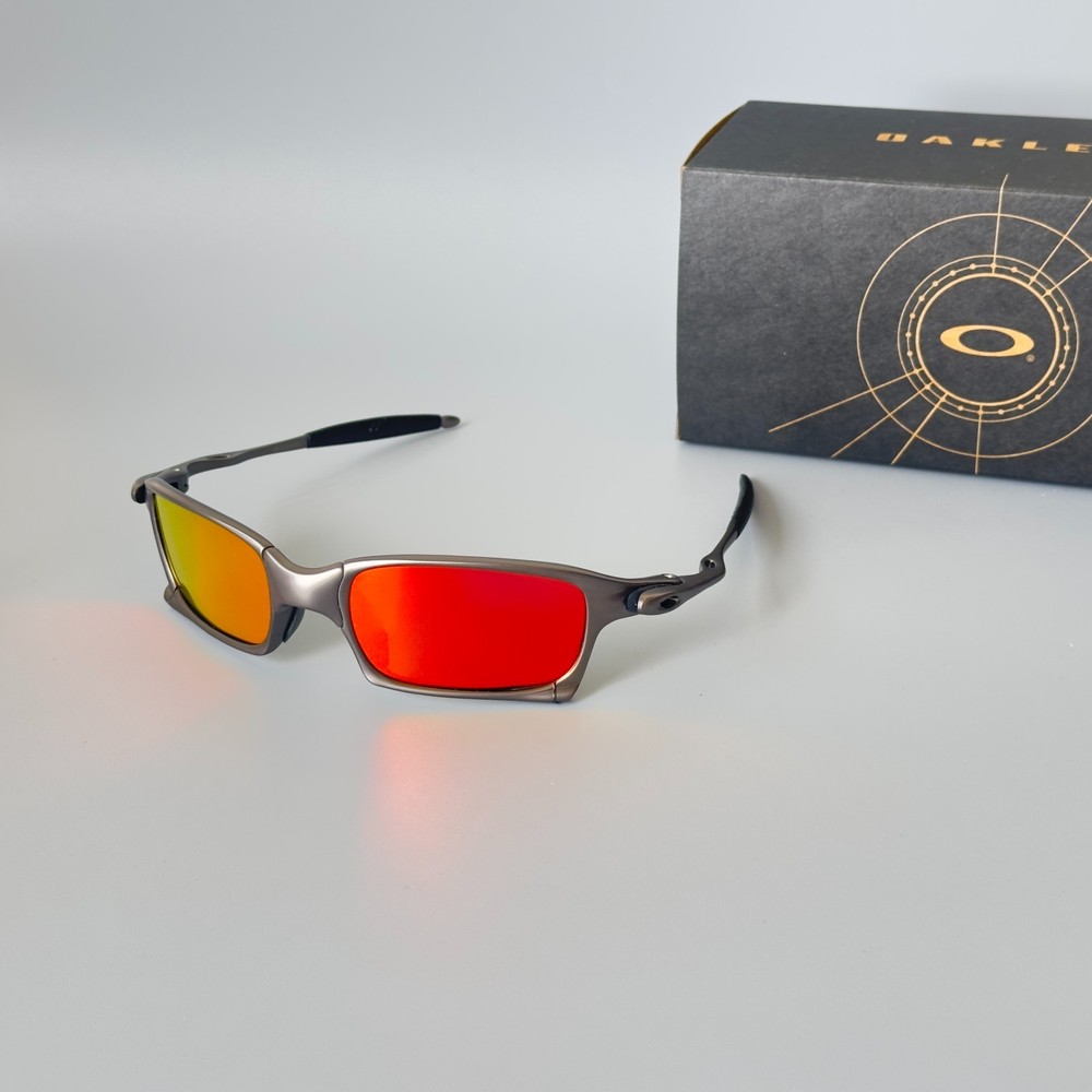 Oakley Juliet X-Metal Sunglasses Gun Gray w/ Fire Iridium Lens