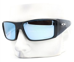 Oakley Heliostat Sunglasses OO9231-1461 Transparent Blue Prizm Deep Water Polar