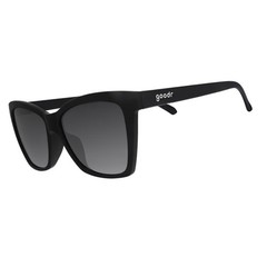 goodr Adult New Wave Renegade Plastic Rectangle Sunglasses – Black