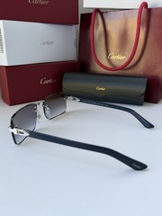 CARTIER CT0579S 008 Silver Blue Gradient Flash Mirror Lens Sunglasses AUTHENTIC