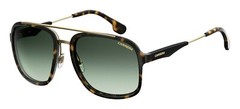CARRERA 133 S 02IK 9K Havana Gold Gray Green Lens Sunglasses Authentic New 57mm