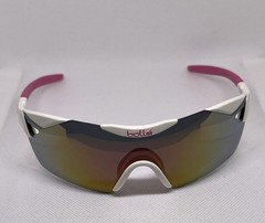 Bollé 6th Sense Sunglasses – White/Pink Mirrored Lens in Italy