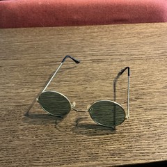 Round Oval Metal Frame Sunglasses Unisex Fashion Gold