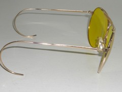 AMERICAN OPTICAL 1/10 12K GF FUL-VUE KALICHROME GLASS SHOOTER AVIATOR SUNGLASSES