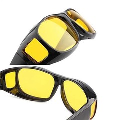 Night Driving Glasses HD Anti Glare Vision Polarized Yellow Lens Tinted Unisex