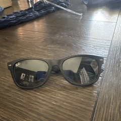 Ray-Ban RB2132 Men’s Black Plastic Frame Mirrored Gray Lens Sunglasses 145mm