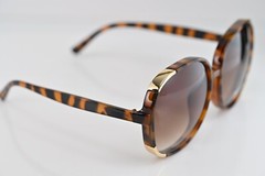 Oversized Round Celebrity Good Quality,, Fashion, Starz Sunglasses 185.2 Leopard