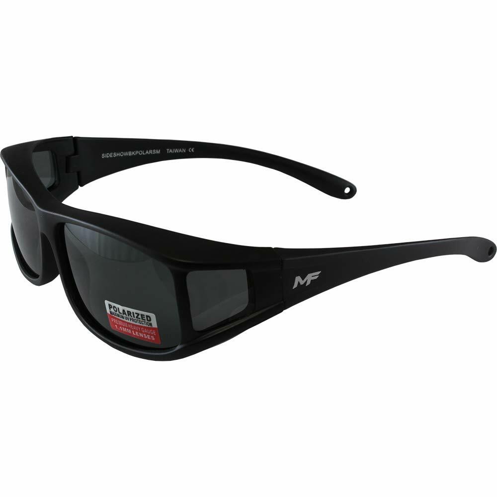 Wrap Around Sunglasses OVER Prescription Glasses WrapAround Fit POLARIZED Lens