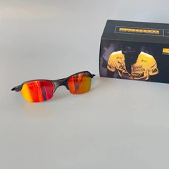 Oakley Romeo 2 Sunglasses Metal Frame Red Lens Made In USA