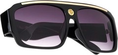 Men’s Sunglasses Fashion Dark Black Lens Brown White Thick Frame Designer Hot