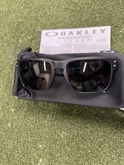 Oakley Holbrook 0009102 Men’s Square Sunglasses Matte Black Prizm Grey Lens