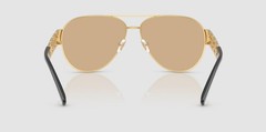 VERSACE VE2289 1002D8 Gold Yellow Mirror Silver Internal 61 mm Men’s Sunglasses