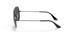 Ray-Ban Aviator Total Black Polarized 58 mm Sunglasses RB3025 002/48 58-14
