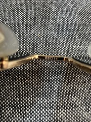 Ray Ban COCKPIT RB3362 001 Gold Metal Frame 59 ▪️14 Green Lenses & Case