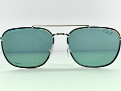 Ray-Ban Sunglasses Chromance Polarised Gunmetal Grey Green RB 3708 004/O9