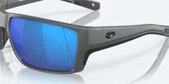 Costa Del Mar Reefton Pro Matte Grey/Blue Mirror POLARIZED 580G 63 mm Sunglasses