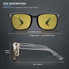 Tac Night Vision Glasses Polarized Sunglasses Men Women’s Driving Sports Goggles