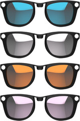 4Pcs Polarized Clip for Ray-Ban Meta Wayfarer & Gen 2 (RW4008/RW4012 Large 53-22
