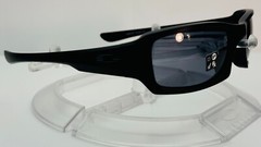 New Oakley Fives Squared Sunglasses / Matte Black / USA Flag / 009238-33